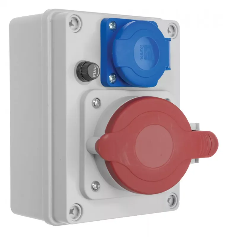 R-BOX 150, 1x32A/5p, 1x250V Ne maradj le