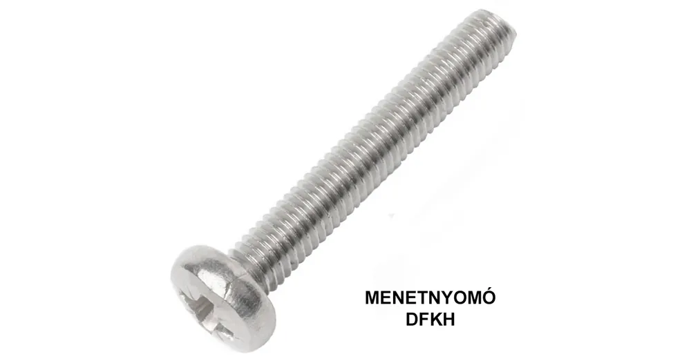 Olcsóbb MENETNYOMÓ CSAVAR DFKH M3*6 DIN 7500C HG. IMPORT