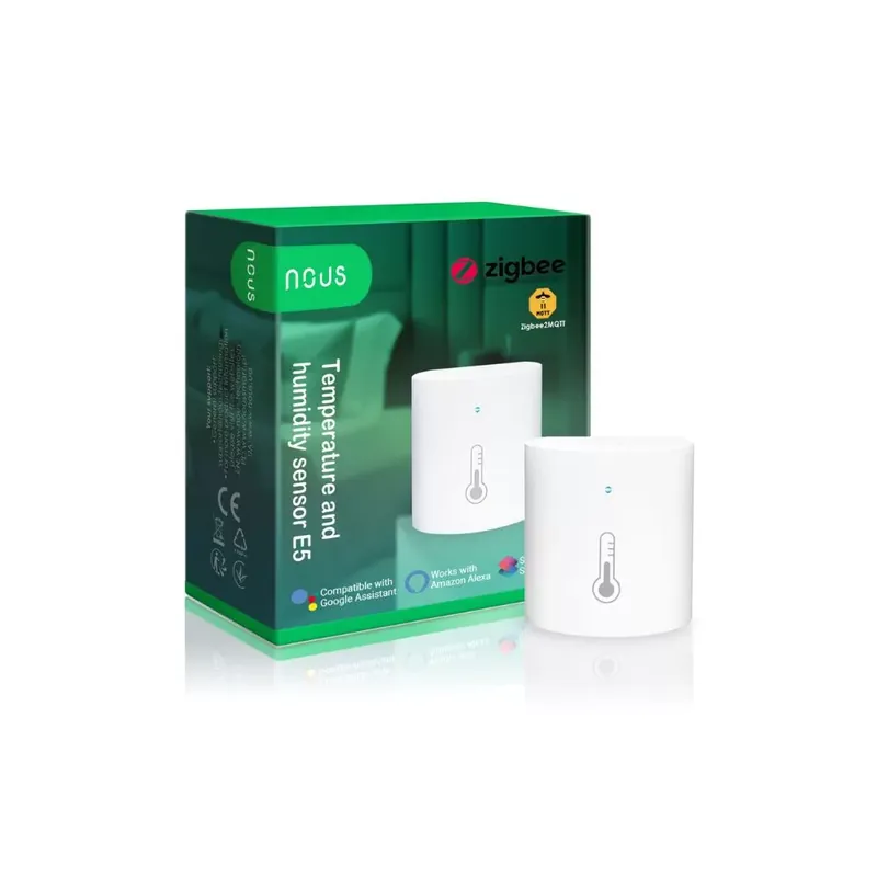 Nous E5 okos Tuya Zigbee vezeték nélküli hőmérséklet és páratartalom érzékelő Olcsóbb