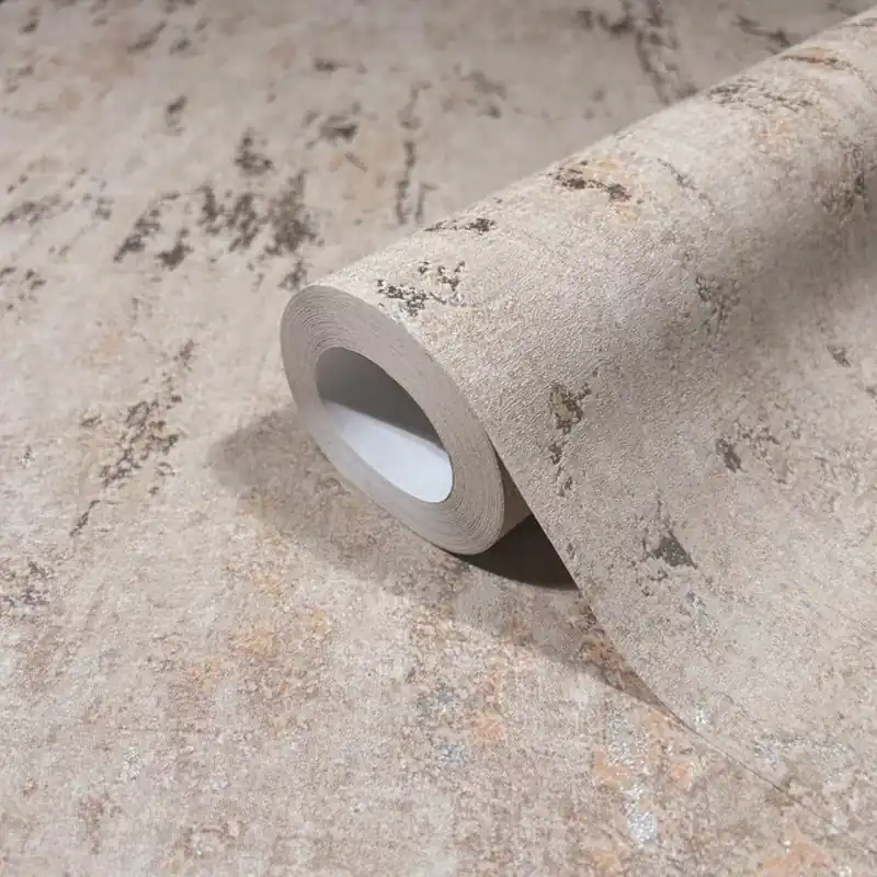Biztonságos vásárlás Beton mintás bézs színárnyalatú vlies tapéta City Romance/Marburg 35124