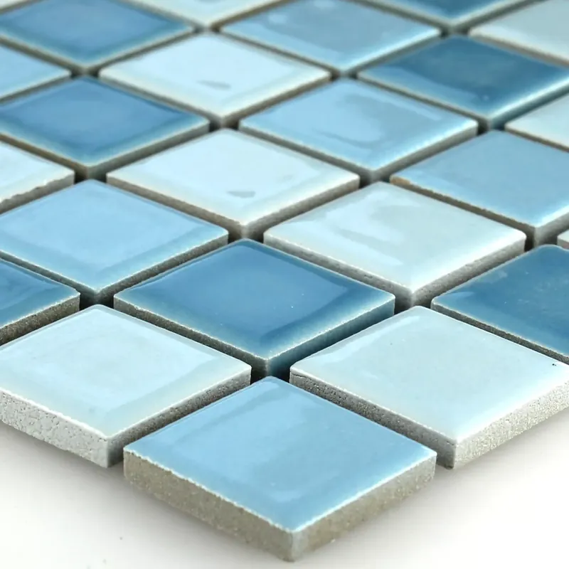 Biztonságos fizetés Fazekasság Mozaik Csempe Bodaway Kék Mix 25x25x5mm