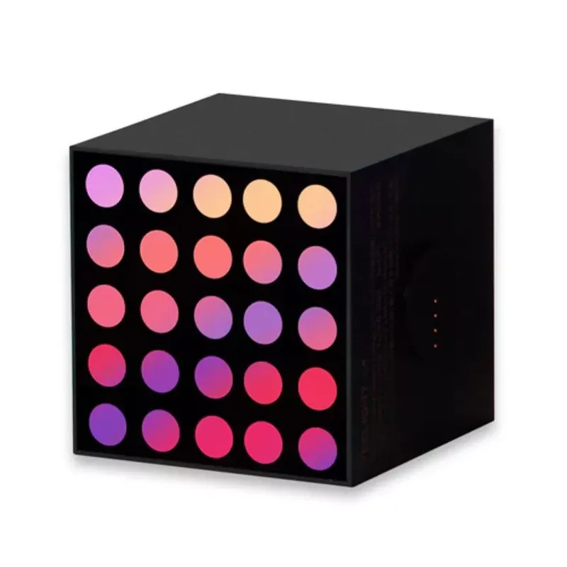 YEELIGHT Cube Smart Lamp - MATRIX Extension - RGB LED asztali gamer lámpa / dekorációs lámpa - LED kiegészítő (YLFWD-0007) Azonnali szállítás