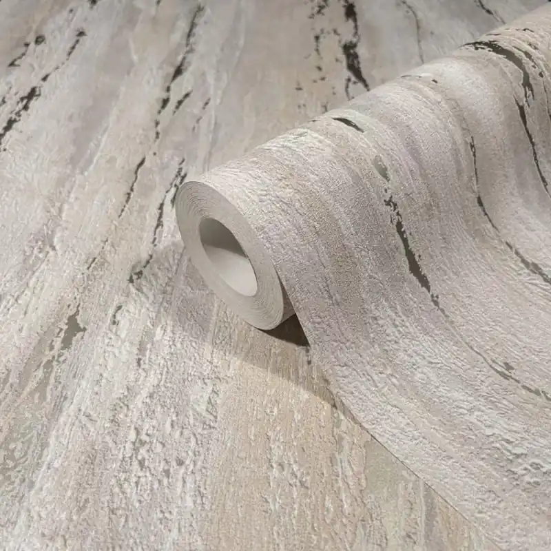 Beton mintás bézs színárnyalatú vlies tapéta City Romance/Marburg 35158 Újdonság