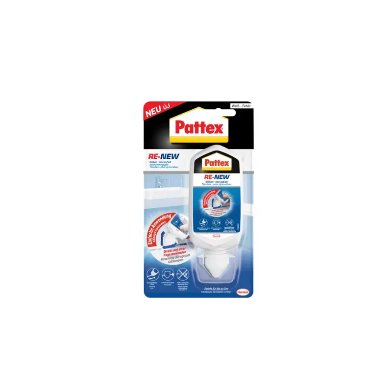Szilikon felújító tubusos Fehér 80ml PATTEX RE-NEW Árcsökkenés