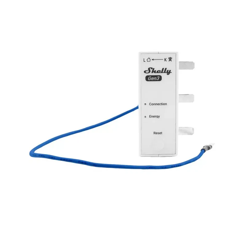 Shelly 3EM-63T Gen3 okos Wi-Fi-s, kismegszakítóra szerelhető három fázisú fogyasztásmérő Prémium
