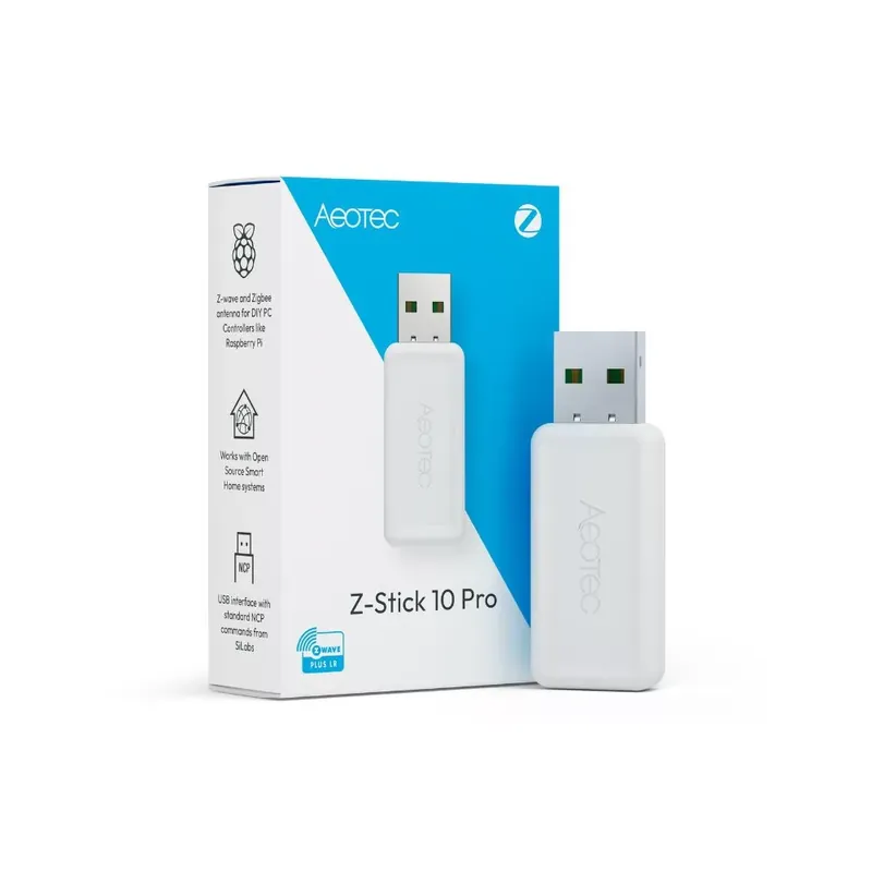 Legjobb ár Aeotec Z-Stick 10 Pro - Z-Wave és Zigbee USB adapter (ZWA060-C)
