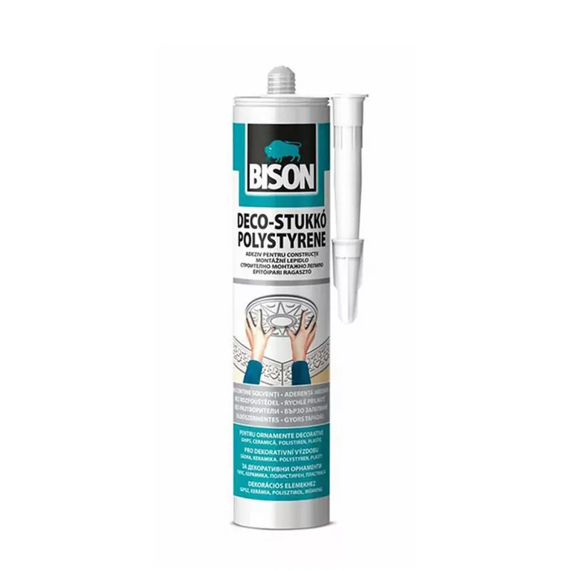 Gyors kiszállítás BISON Deco-stukkó Polisztirén Ragasztó, 470g