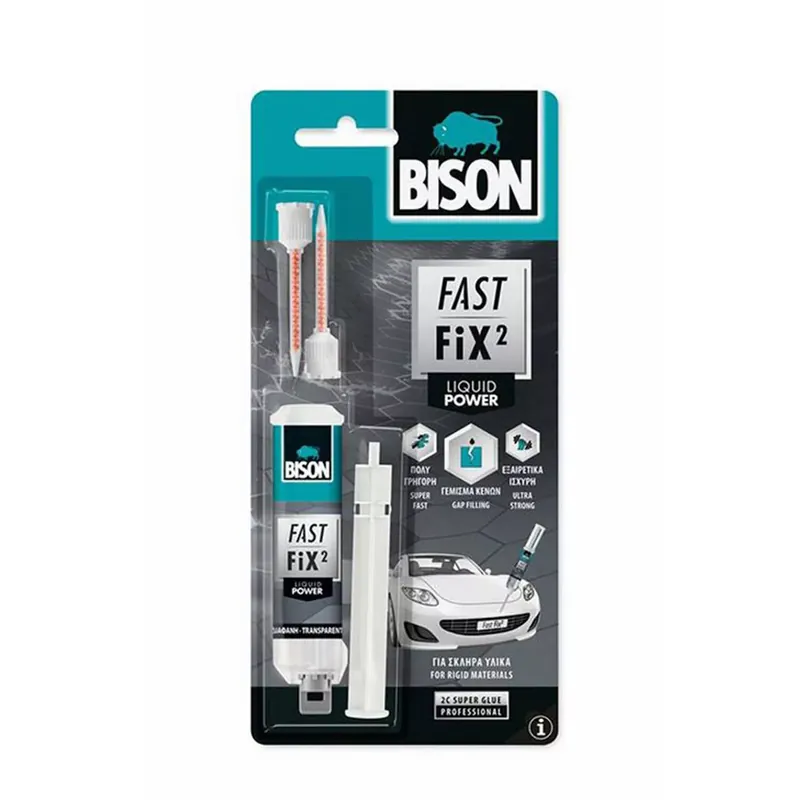 BISON Fast Fix Liquid Power Kétkomponensű Extra Erős Ragasztó, 10ml Nézd meg most
