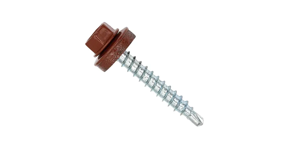 L.CSAV.FÁHOZ ÖNF. HLF D4.8*35 ALÁTÉTES RÉZBARNA EPDM IMPORT-ODT RAL8004 Csak ma