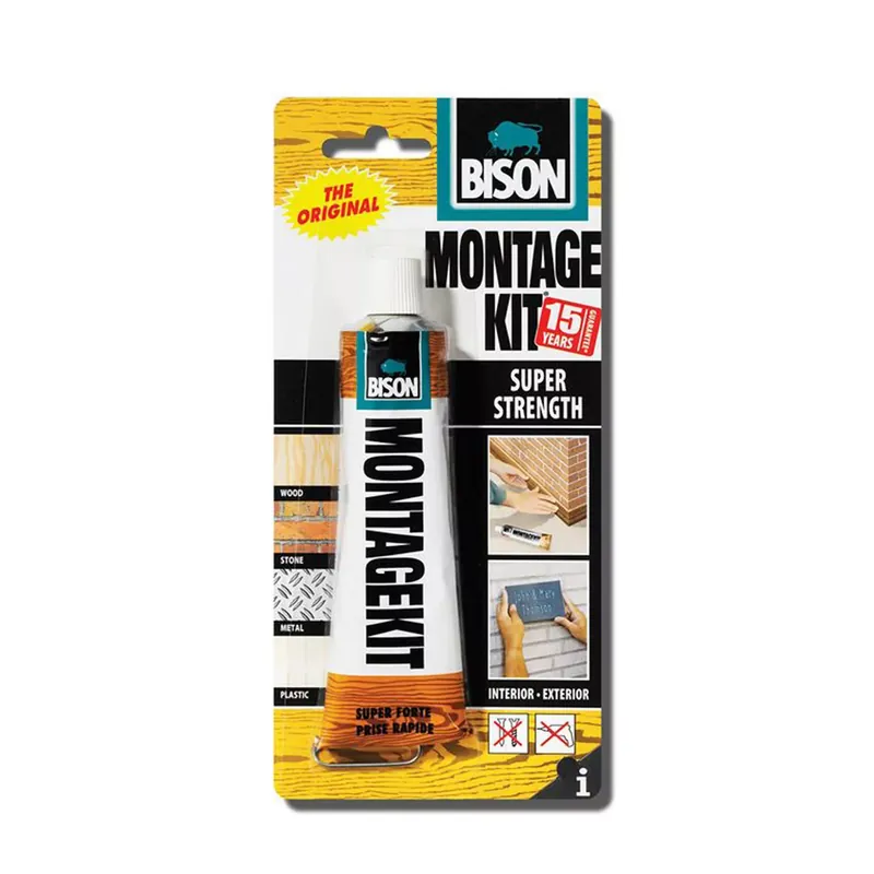 Akciós ár BISON Montage Kit Szuper Erős Tömítő Ragasztó, 125g