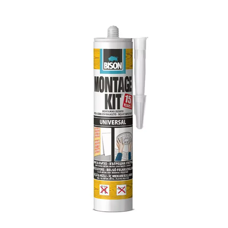 Korlátozott ajánlat BISON Montage Kit Univerzális Tömítő Ragasztó, 440g