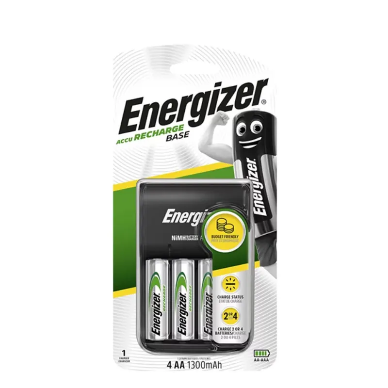Akció Energizer AkkuTöltő BASE + 4db 1300mAh R2U AA