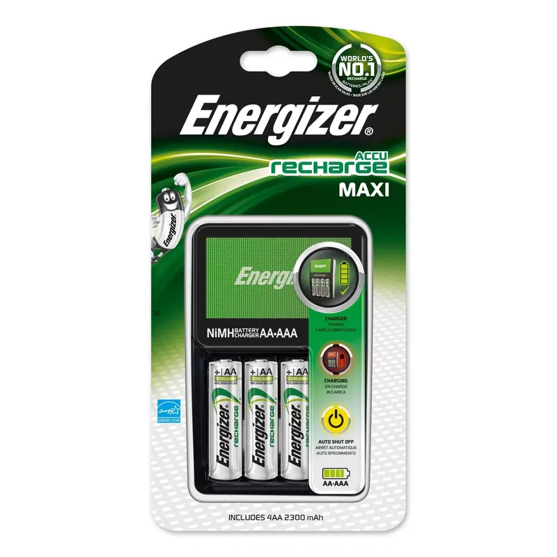 Energizer AkkuTöltő MAXI + 4db 2300mAh R2U AA Vásárlói kedvenc