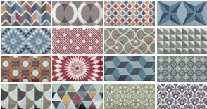 Prémium Equipe METRO 7,5X15 METRO PATCHWORK COLOURS 7,5X15 Fényes