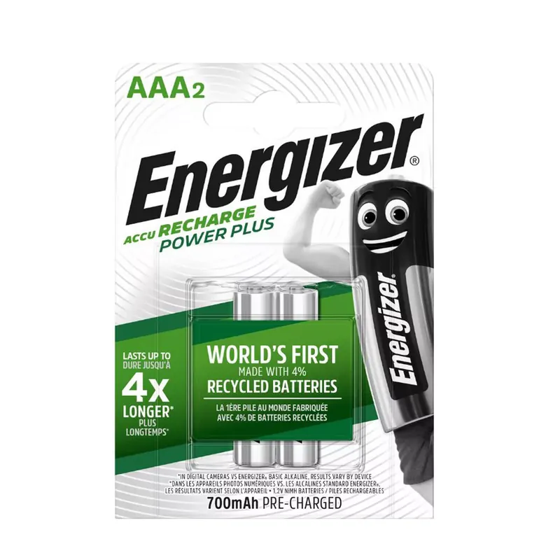 Gyors kiszállítás Energizer Akkumulátor Power Plus R2U Mikro 700mAh AAA B2