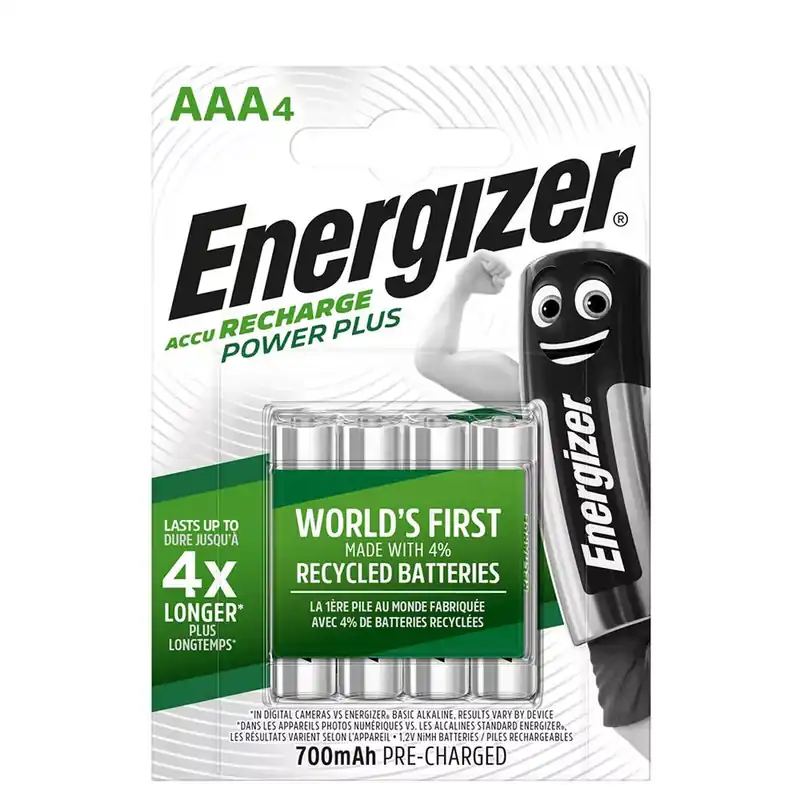 Energizer Akkumulátor Power Plus R2U Mikro 700mAh AAA B4 Korlátozott ajánlat
