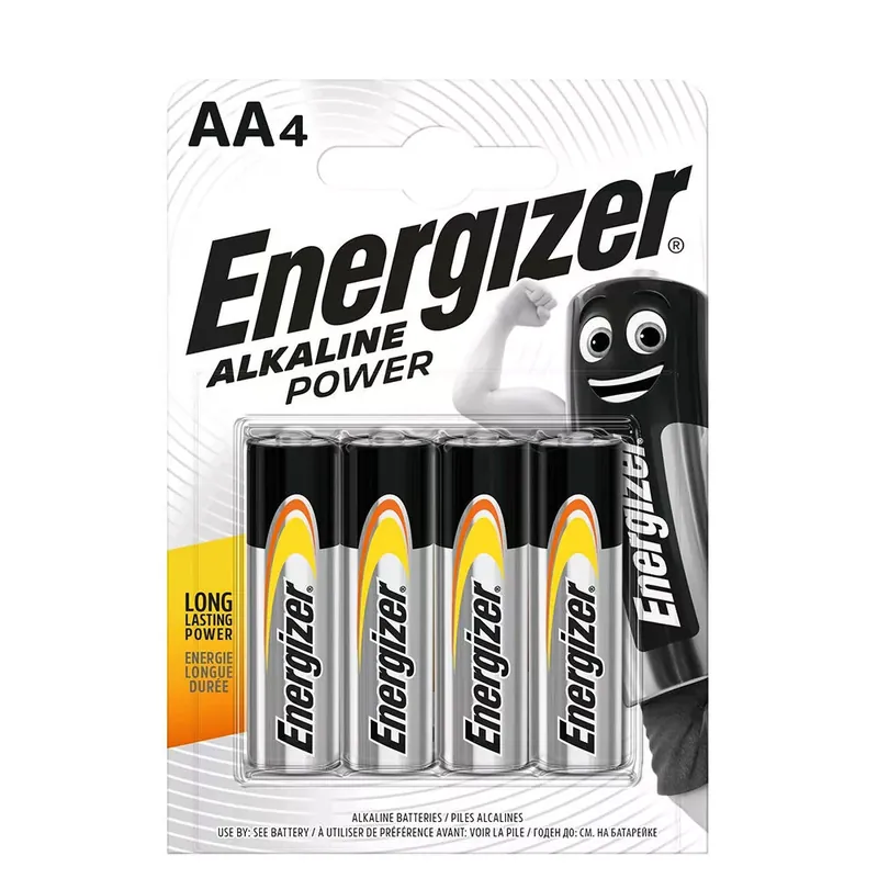 Gyors kiszállítás Energizer Alkaline Power Alkáli Ceruza Elem AA B4