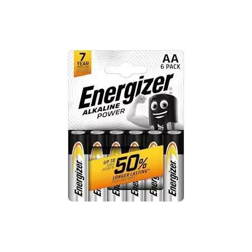 Végkiárusítás Energizer Alkaline Power Alkáli Ceruza Elem AA B6