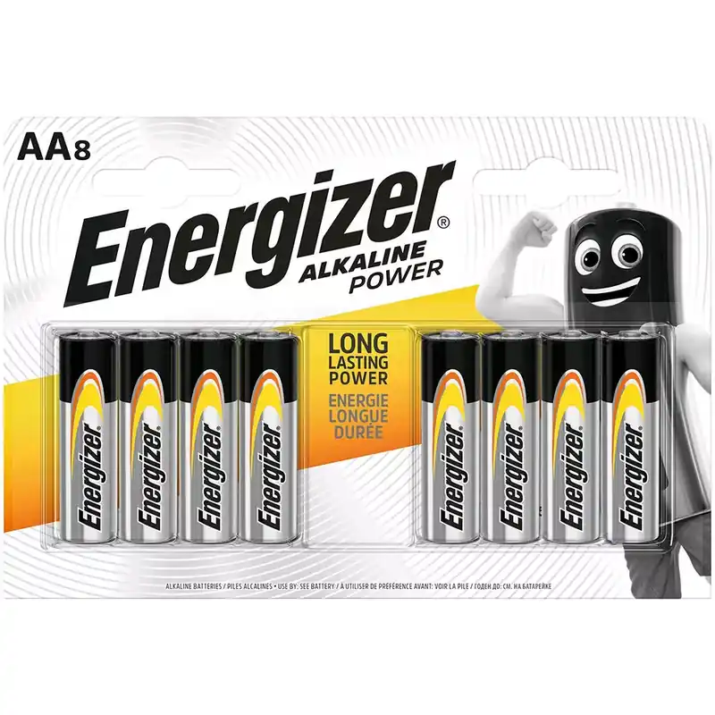 Kihagyhatatlan ajánlat Energizer Alkaline Power Alkáli Ceruza Elem AA B8