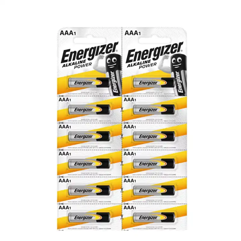 Outlet Energizer Alkaline Power Alkáli Mikro Elem AAA B12 (kartella)