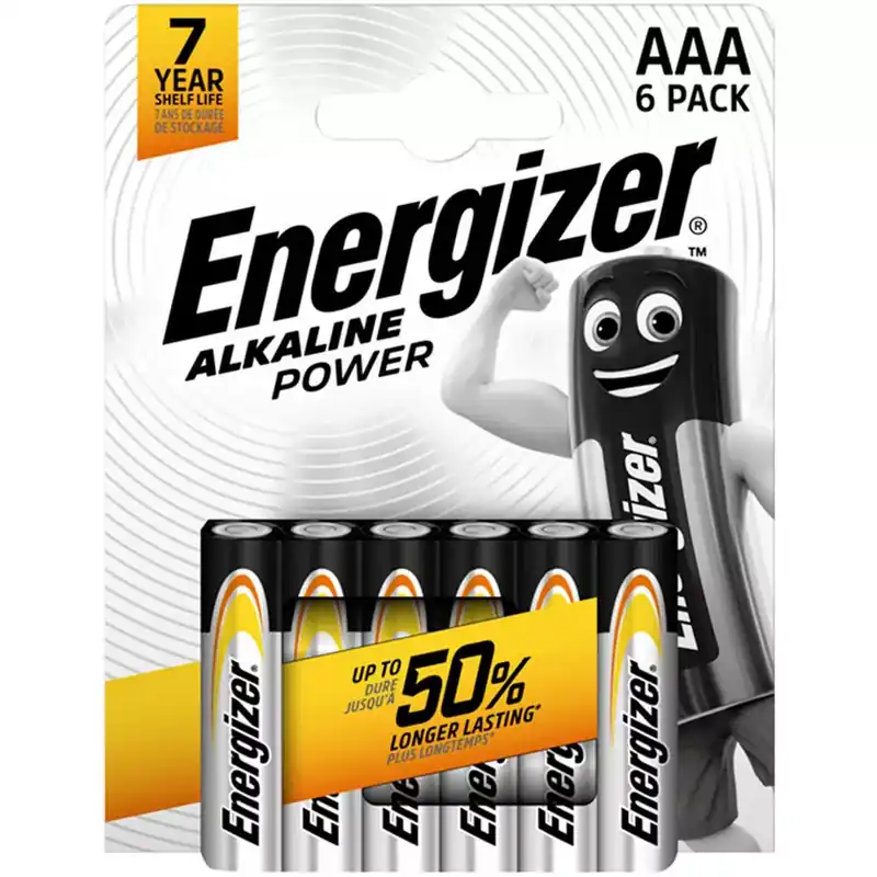 Energizer Alkaline Power Alkáli Mikro Elem AAA B6 Exkluzív ajánlat