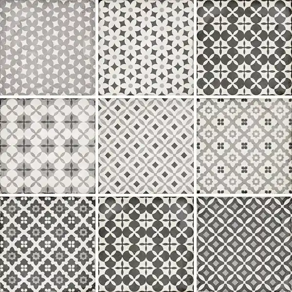 Azonnali szállítás Equipe ART NOUVEAU 20X20 ART NOUVEAU ALAMEDA GREY 20X20 Matt