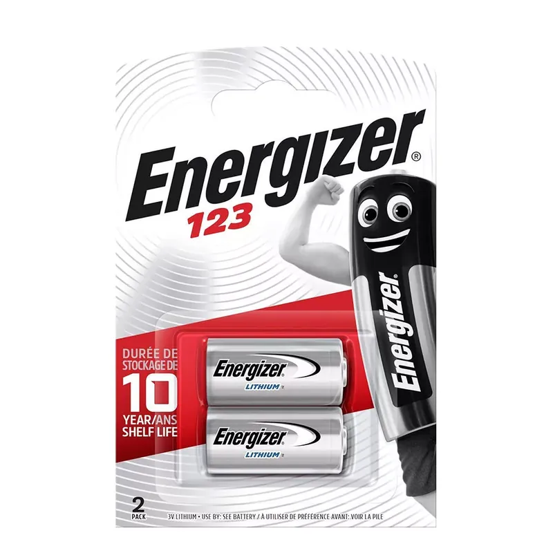 Outlet Energizer Lithium Fotó Elem CR123 3V B2