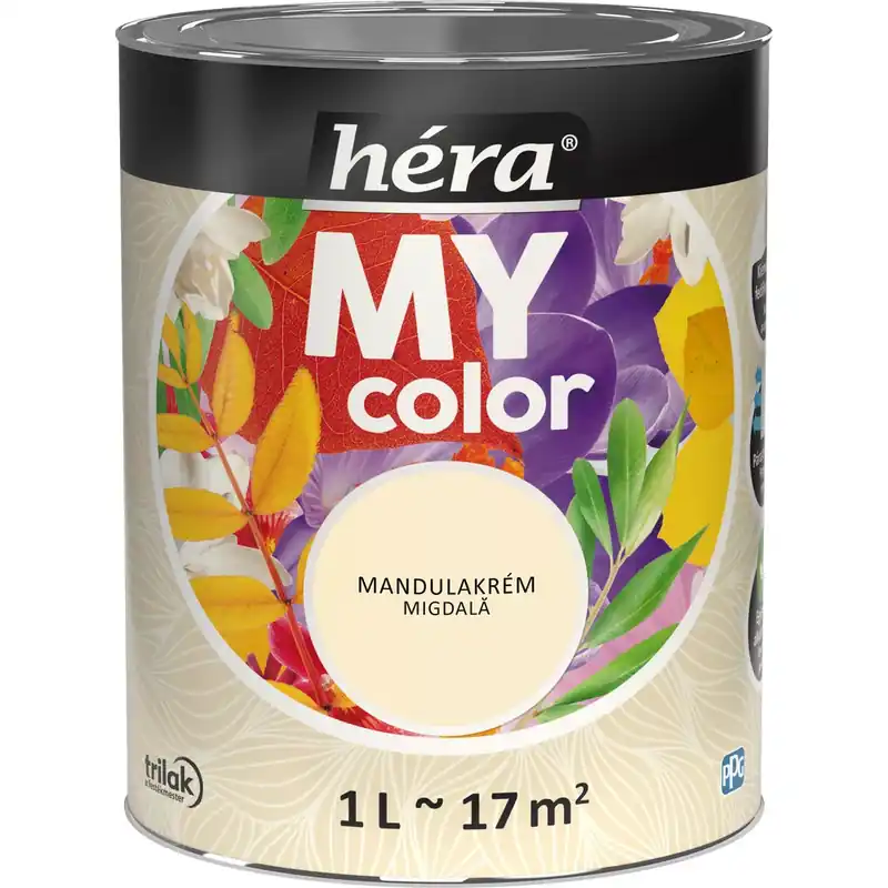 Héra My Color matt beltéri falfesték mandulakrém színű 1l Korlátozott ajánlat