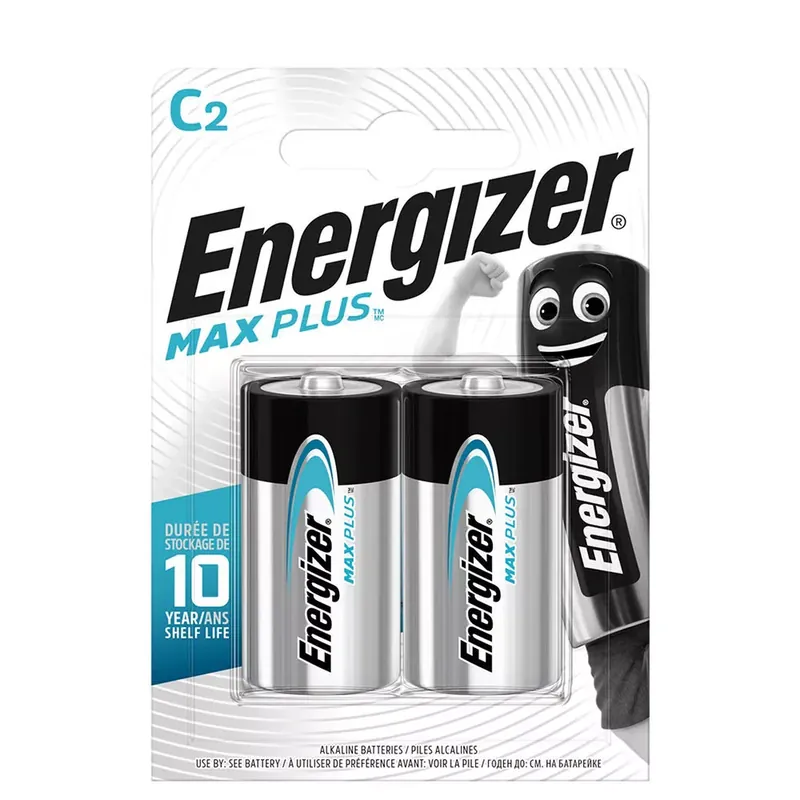 Energizer Max Plus Alkáli Baby Elem C B2 Expressz szállítás