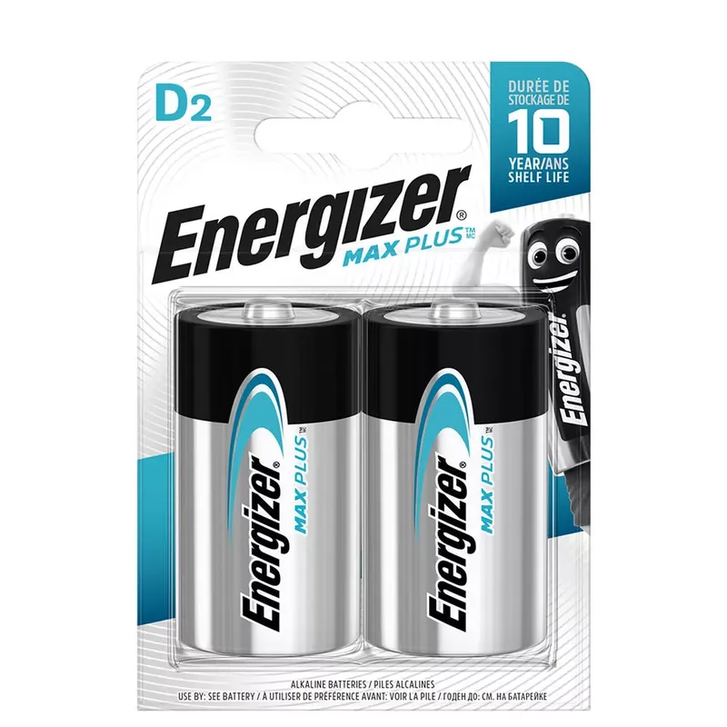 Gyors kiszállítás Energizer Max Plus Alkáli Góliát Elem D B2