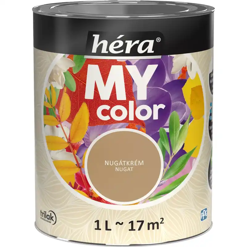 Héra My Color matt beltéri falfesték nugátkrém színű 1l Biztonságos fizetés