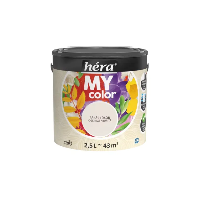 Ne maradj le Héra My Color matt beltéri falfesték párás tükör színű 2,5l