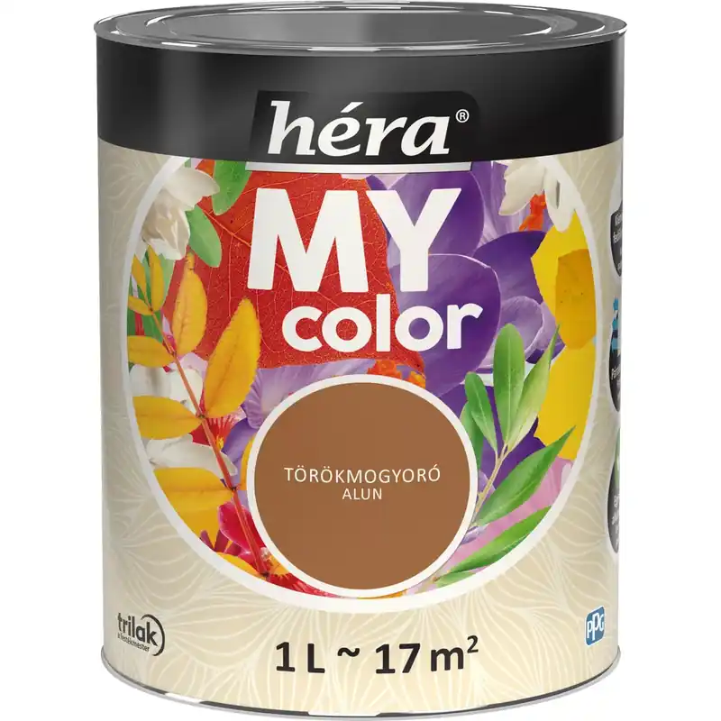 Kihagyhatatlan ajánlat Héra My Color matt beltéri falfesték törökmogyoró színű 1l