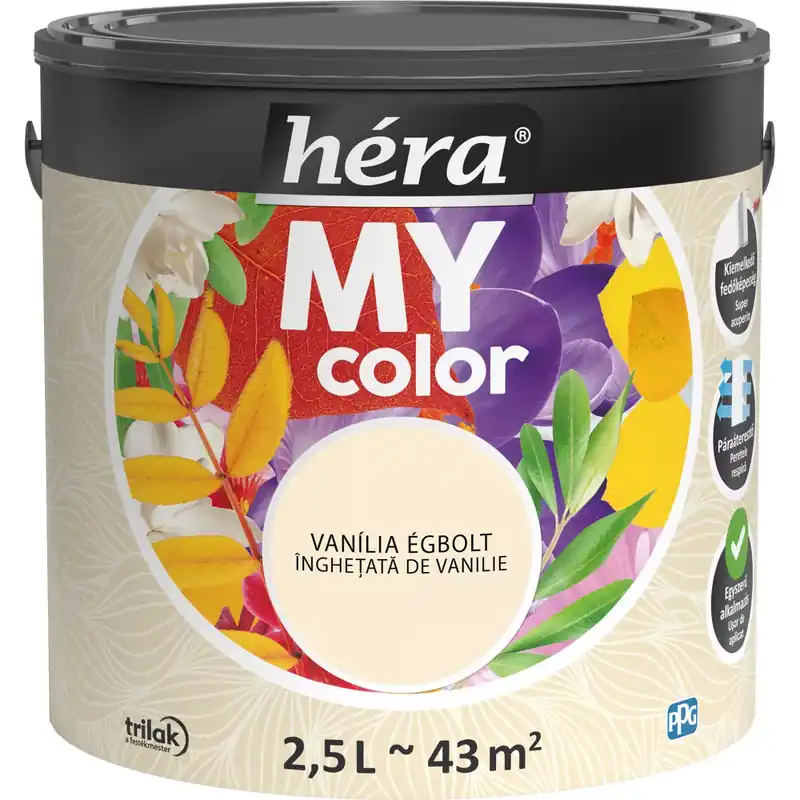 Ne maradj le Héra My Color matt beltéri falfesték vanília égbolt színű 2,5l