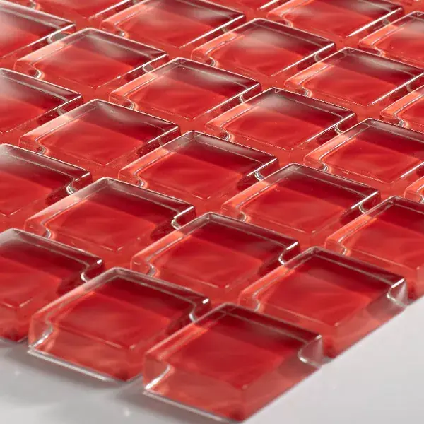 Üvegmozaik Csempék Uni 23x23x8mm Piros Vedd meg most