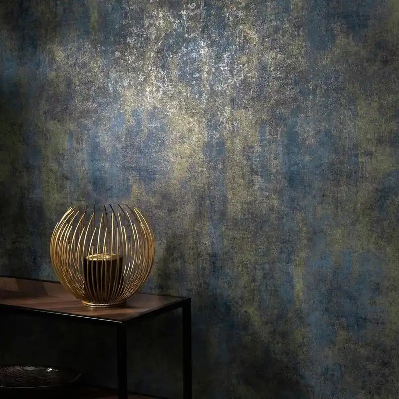 Akció Beton mintás kék színárnyalatú vlies tapéta ELLE DECOR 4 / ERISMANN 10438-08