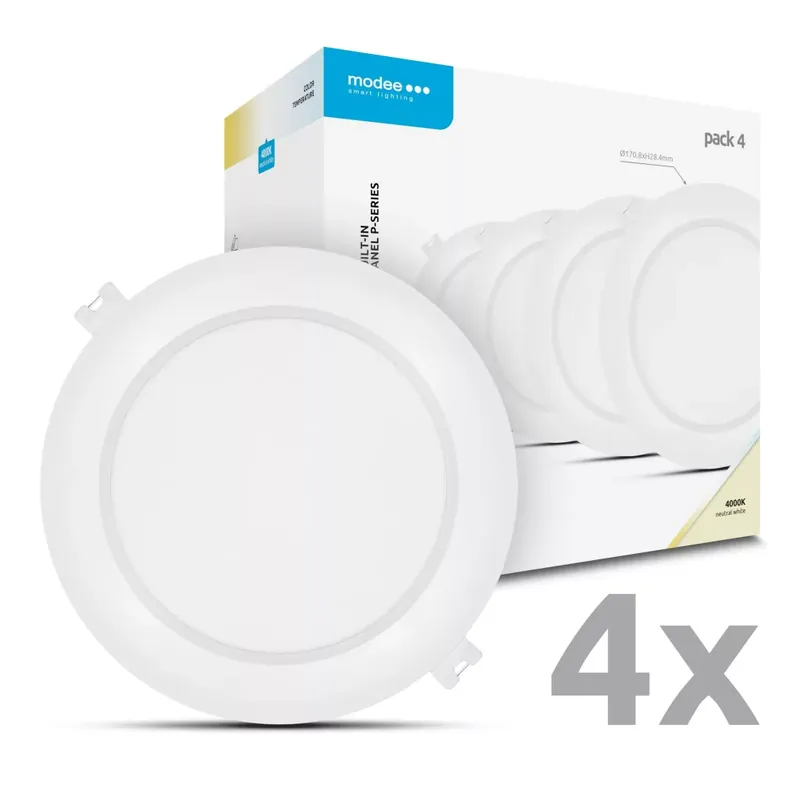 Modee LED Panel Kerek - Beépíthető P-series 12W 4000K (1320 lumen) P4 ERP Nézd meg most