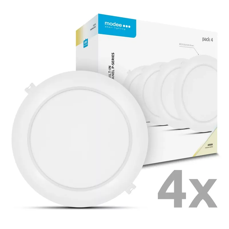 Modee LED Panel Kerek - Beépíthető P-series 18W 4000K (1980 lumen) P4 ERP Legnépszerűbb