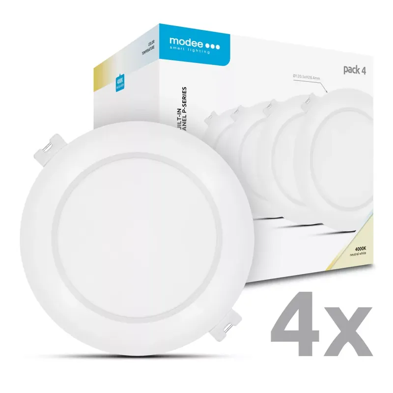 Árengedmény Modee LED Panel Kerek - Beépíthető P-series 6W 4000K (660 lumen) P4 ERP