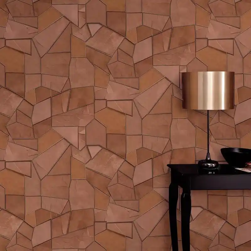 Kő mintás barna színárnyalatú vlies tapéta ELLE DECOR 4 / ERISMANN 10445-13 Vásárlói kedvenc