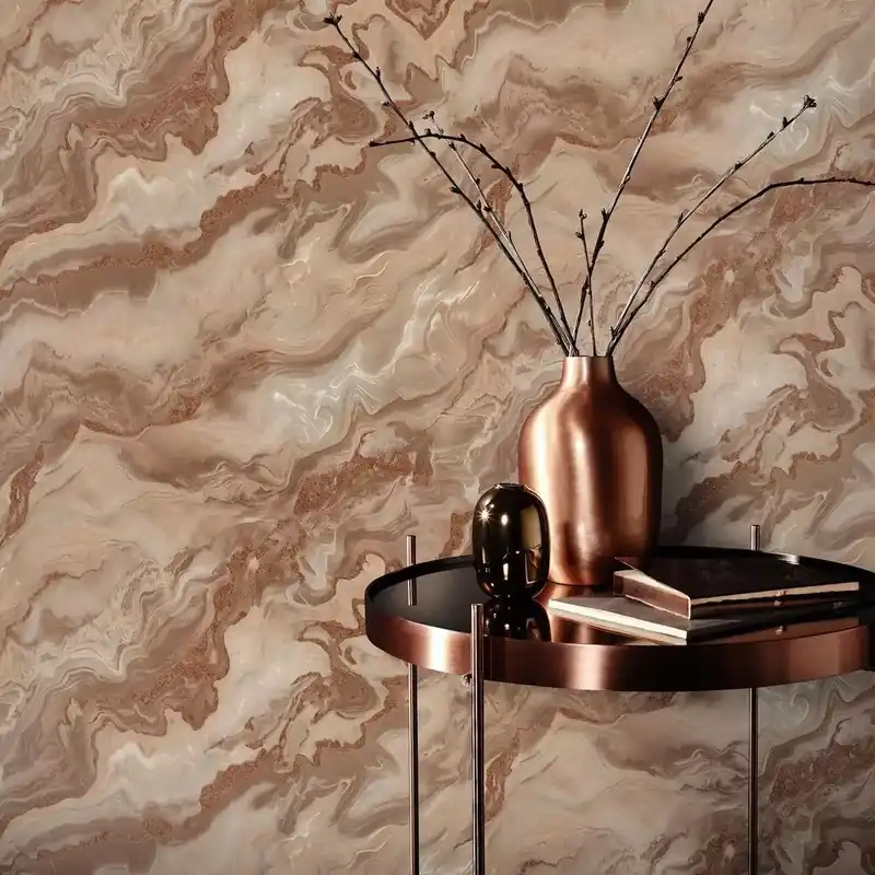 Márvány mintás barna színárnyalatú vlies tapéta ELLE DECOR 4 / ERISMANN 10447-13 Utolsó esély