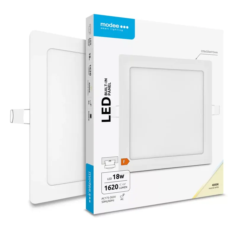 Modee LED Panel Négyzet - Beépíthető A2-series 18W 4000K (1620 lumen) ERP Vásárlói kedvenc