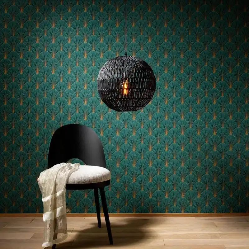 3D mintás zöld színárnyalatú vlies tapéta ELLE DECOR 4 / ERISMANN 10451-19 Akció