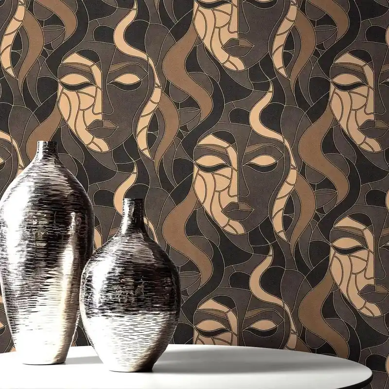Mozaik mintás barna színárnyalatú vlies tapéta ELLE DECOR 4 / ERISMANN 10458-37 Legnépszerűbb