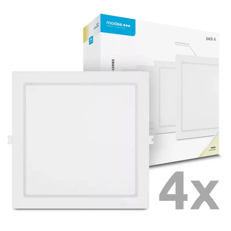 Modee LED Panel Négyzet - Beépíthető P-series 24W 4000K (2640 lumen) P4 ERP Ne maradj le