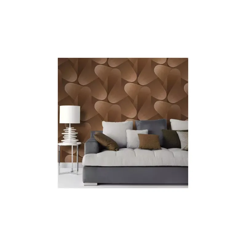 Bestseller Geometriai mintás barna színárnyalatú vlies tapéta Elysium/Erismann 10423-48
