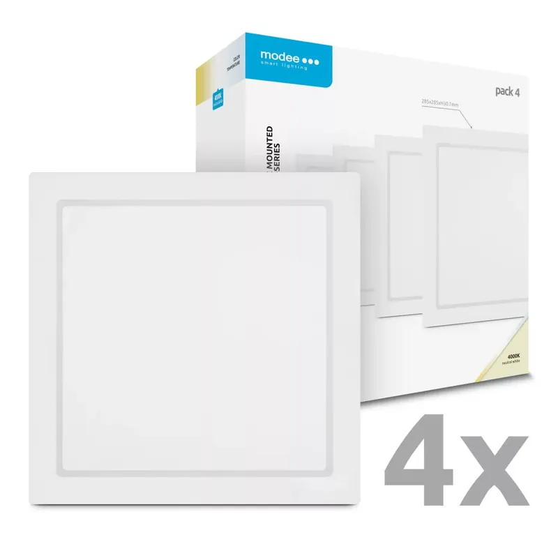 Modee LED Panel Négyzet - Felszerelhető P-series 24W 4000K (2640 lumen) P4 ERP Akciós ár