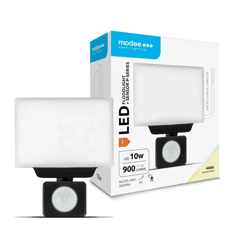 Modee LED Reflektor P-series + Sensor Milky 10W 120° 4000K (900 lumen) ERP Azonnali szállítás