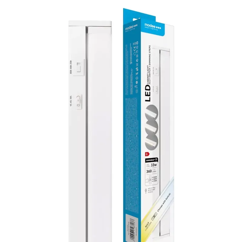 Modee Lighting Cabinet Konyhai LED 360mm 4,5W 3CCT-switch +dimm. (360 lumen) ERP Kiárusítás