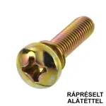 Exkluzív ajánlat DFKH CSAVAR M2*5.5 (D FEJ) DIN 7985 SHG. PH ALÁTÉTES IMPORT UTOLSÓ DARABOK